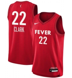 Men Indiana Fever Caitlin Clark #22 Red Stitched Basketball WNBA Jersey