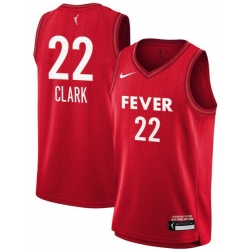 Youth Indiana Fever Caitlin Clark #22 Red Stitched Basketball WNBA Jersey