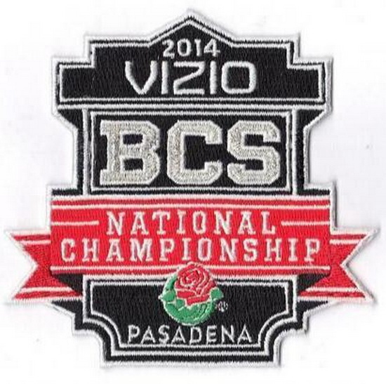2014 BCS National Championship Patch Biaog