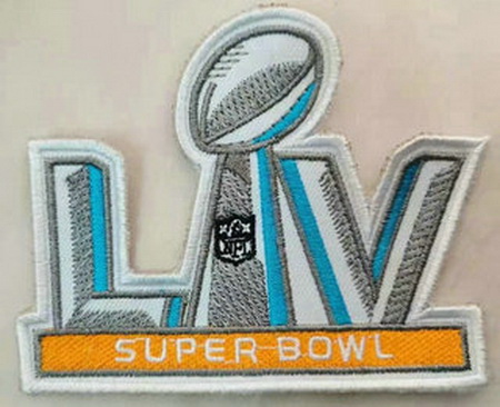 NFL Buccaneers Super Bowl LV Patch Biaog