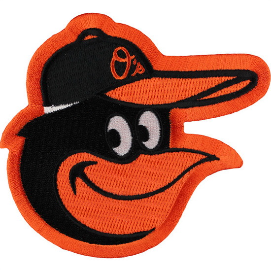 Youth Baltimore Orioles Cartoon Bird Hat Logo Patch Biaog