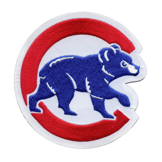 Women Chicago Cubs Walking Bear Sleeve Patch Biaog