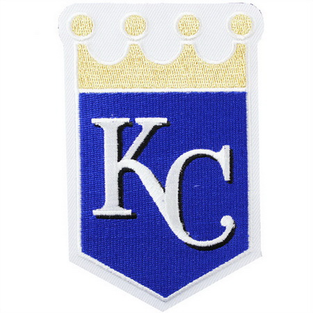 Youth Kansas City Royals Alternate Sleeve Patch Gold Crown Biaog