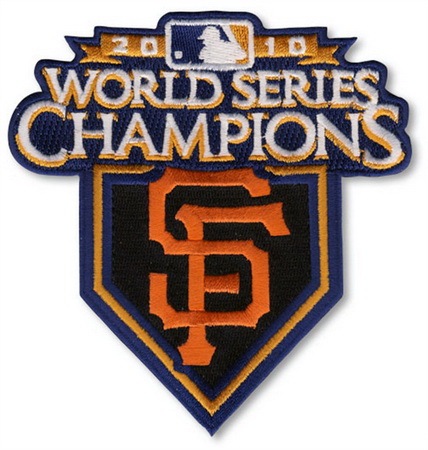 Youth 2010 San Francisco Giants MLB World Series Champions Jersey Patch Biaog
