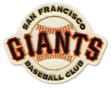 Youth San Francisco Giants Home Cream Jersey Sleeve Patch Biaog