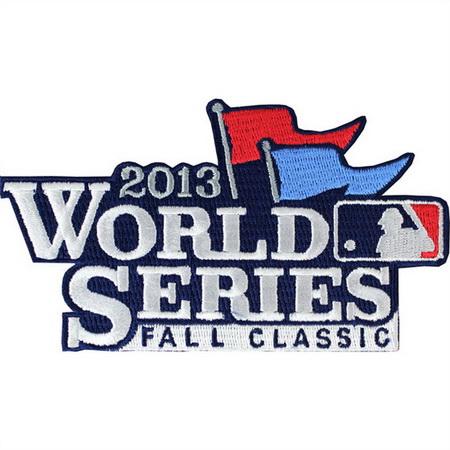 Men 2013 MLB World Series Logo Fall Classic Jersey Sleeve Patch St Louis Cardinals vs. Boston Red Sox Biaog