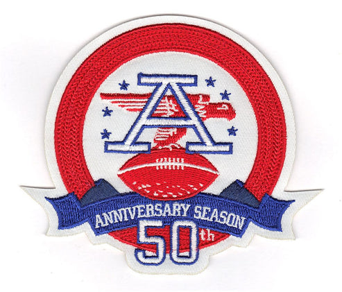 AFL 50th Anniversary Season Jersey Patch 2009 Biaog